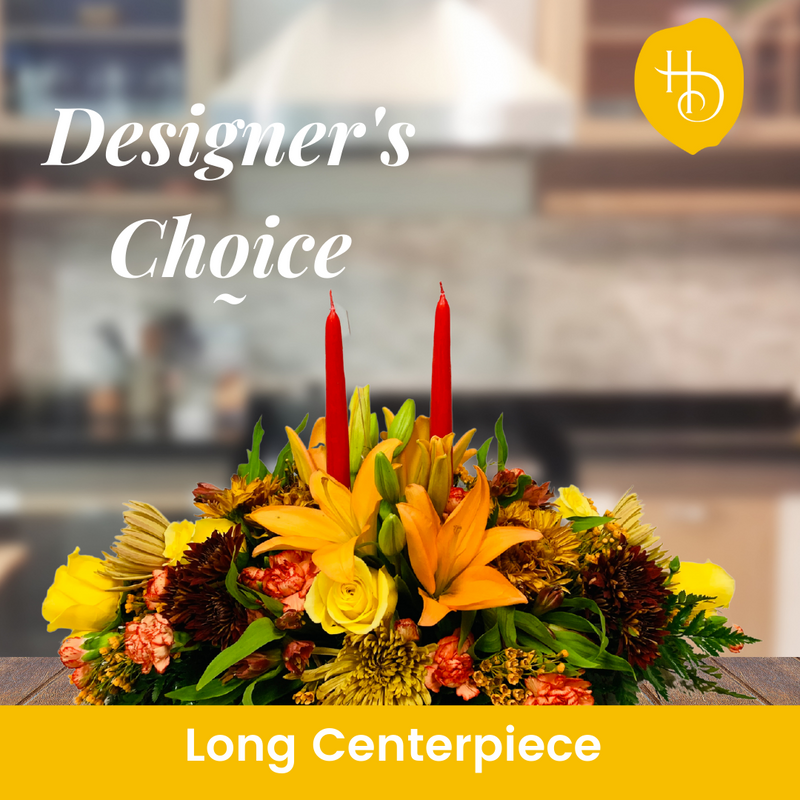 Designer's Choice Long Thanksgiving Centerpiece