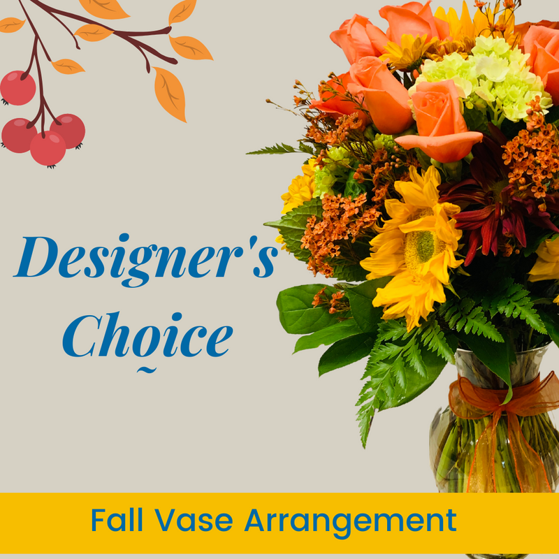 Designer's Choice Fall Vase