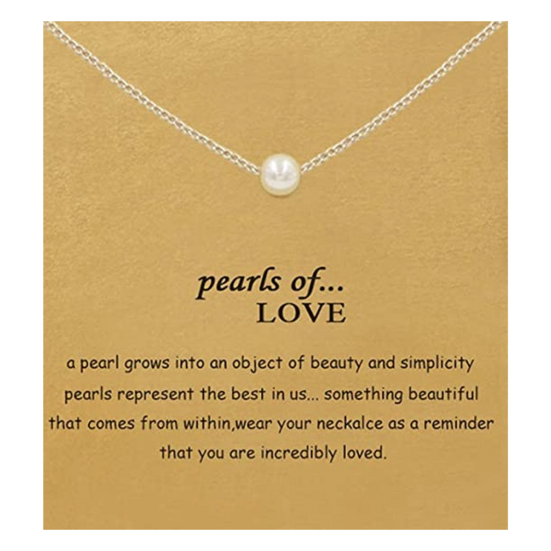 Pearl Necklace Silver