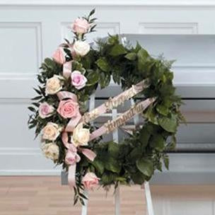 Flower Delivery Florist Funeral Sympathy Naples Gentle Embrace Wreath