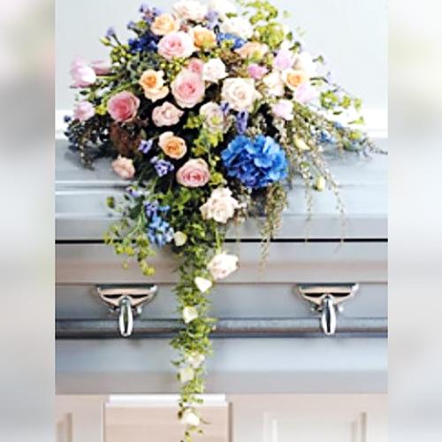 Flower Delivery Florist Funeral Sympathy Naples Nature S Splendor Casket Spray