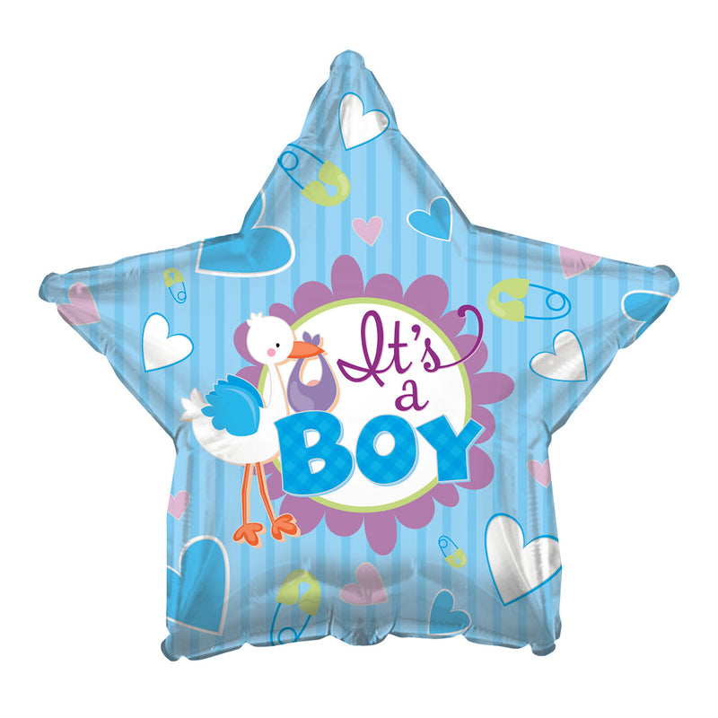 # 76 It's A Boy Star Balloon