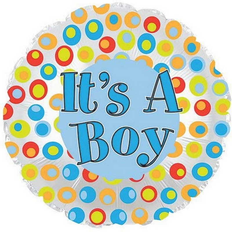 # 75 It’s A Boy Dots Balloon